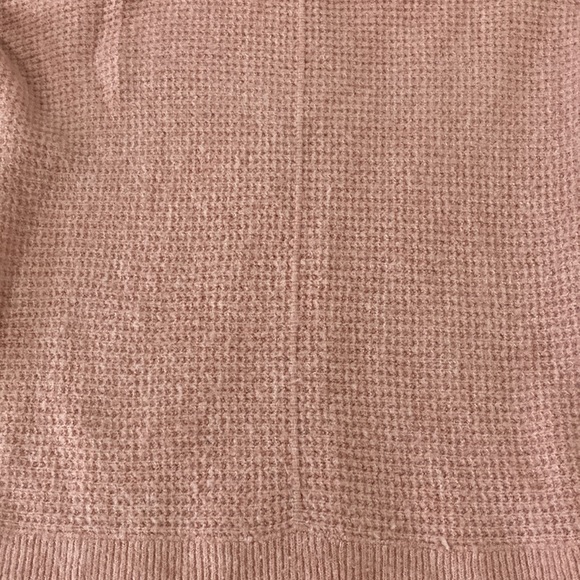 Fuzzy pink express turtleneck sweater - Picture 2 of 3
